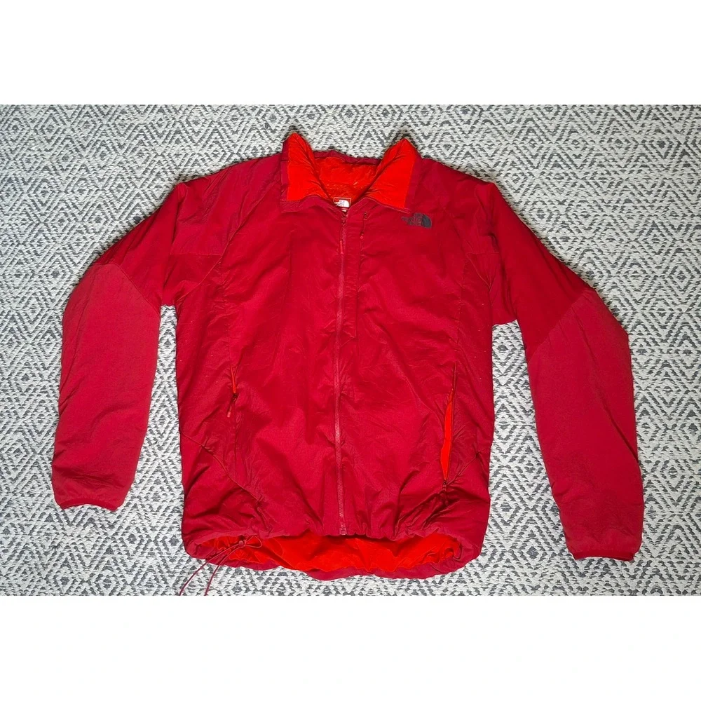 The North Face Ventrix Insulated Jacket Mens XL Red Ripstop Full Zip NF0A35DS
